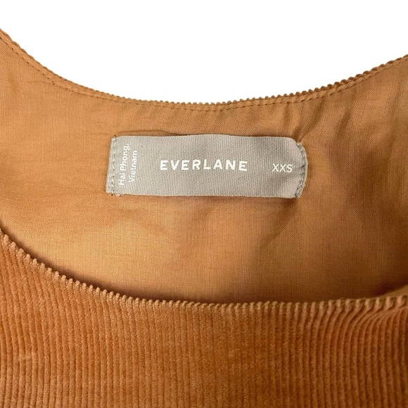 Everlane The Corduroy Babydoll Mini Dress Biscotti - Picture 11 of 14